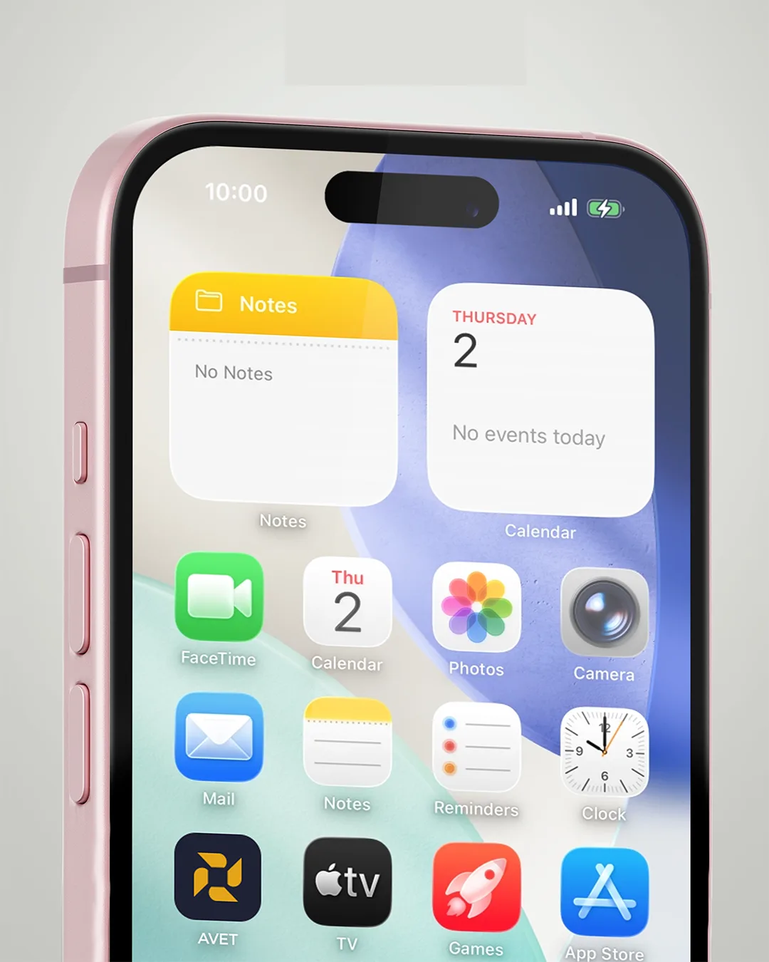 App icon on a phone